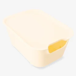 Scatola gialla con coperchio - 19x26 cm