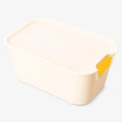 Scatola gialla con coperchio - 13x19 cm