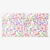 Scatola portaoggetti con fiori multicolore - 17x24 cm