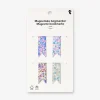 Segnalibri magnetici floreali - 4 pz