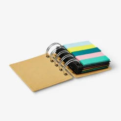 Set di Foglietti adesivi con rilegatura a spirale beige