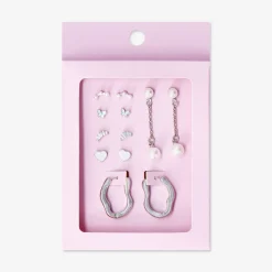 Set di orecchini - Multipack argento