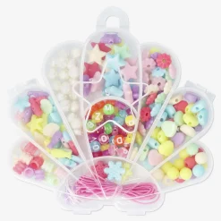 Set di perline con cordoncino - ispirato alla conchiglia