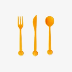 Set di posate a forma di zucca - 6 pz