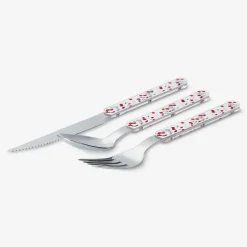 Set di posate con stampa ciliegie - 3 pz