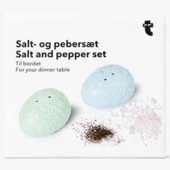 Set sale & pepe a forma di uova di Pasqua - 2 pz