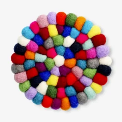 Sottopentola in lana multicolore