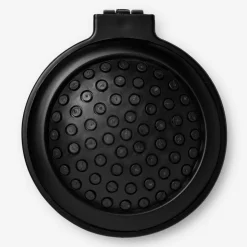 Spazzola nera con specchio
