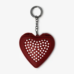 Spazzola pieghevole a cuore con specchio