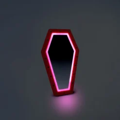 Specchio a forma di bara con luce - 40x24 cm