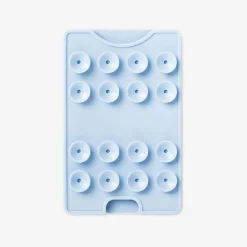 Supporto blu per smartphone con ventose
