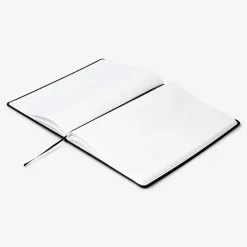 Taccuino A4 nero con elastico - 2 pz
