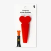Tappo per vino con cuore rosso