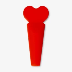 Tappo per vino con cuore rosso