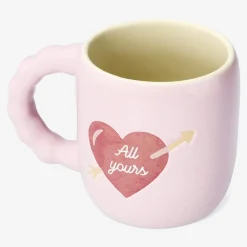 Tazza con cuore in rilievo - 350 ml