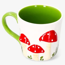 Tazza con funghi in rilievo - 450 ml
