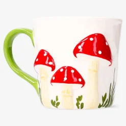 Tazza con funghi in rilievo - 450 ml