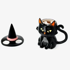 Tazza con gatto nero e cappello da strega - 340 ml