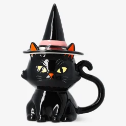 Tazza con gatto nero e cappello da strega - 340 ml