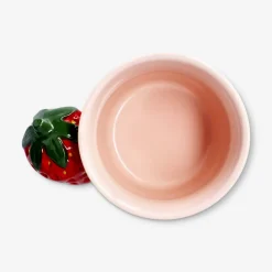 Tazza con manico a forma di fragola - 350 ml