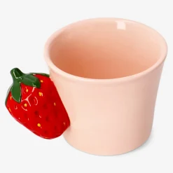 Tazza con manico a forma di fragola - 350 ml