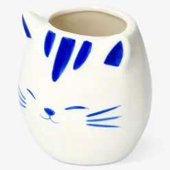 Tazza con spazzolino da denti per gatti - 10 cm