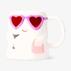 Tazza fantasma con occhiali da sole - 400 ml