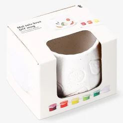 Tazza in ceramica DIY con frutti in rilievo - 330 ml