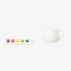 Tazza in ceramica DIY con frutti in rilievo - 330 ml