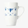 Tazza per gatti bianca con manico - 400 ml