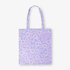 Tote bag - fiori viola