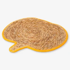 Tovaglietta a forma di zucca in fibra intrecciata - 33 cm