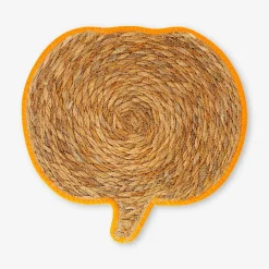 Tovaglietta a forma di zucca in fibra intrecciata - 33 cm