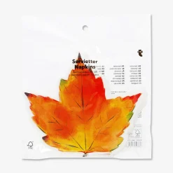 Tovaglioli a forma di foglia autunnale - 16 pz