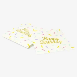 Tovaglioli a spruzzo Buon compleanno! 16 pz.