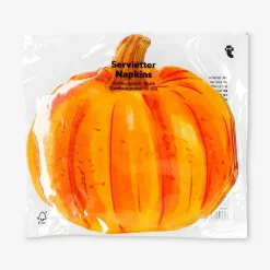 Tovaglioli con motivi di zucca - 16 pezzi