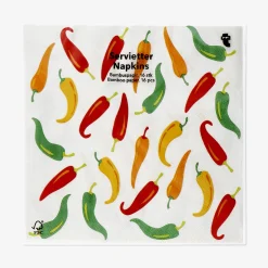 Tovaglioli con peperoncini - 16 pz