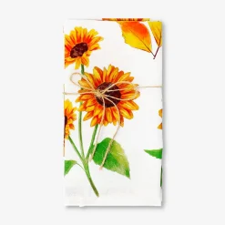 Tovaglioli di stoffa con stampa a girasoli - 2 pezzi