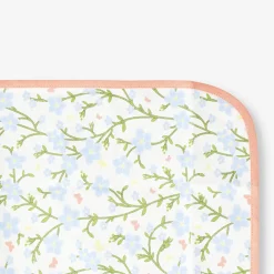 Tovaglioli in tessuto con stampa floreale - 2 pz