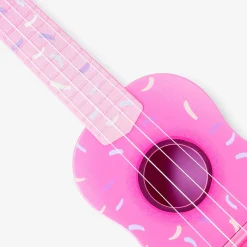 Ukulele - design ciambella rosa