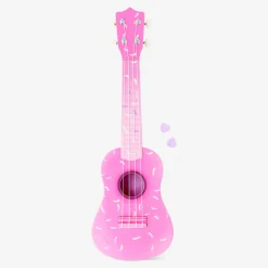 Ukulele - design ciambella rosa
