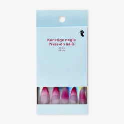 Unghie adesive - French tip sfumato rosa
