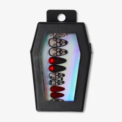 Unghie finte adesive - Design gotico opaco