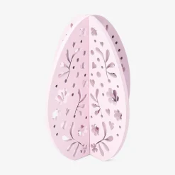 Uova decorative piccole in legno rosa - 2 pz