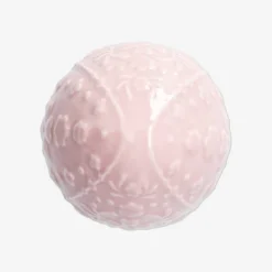 Uovo di Pasqua decorativo rosa - 9 cm