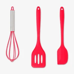 Utensili da cucina rosa - 3 pz