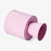 Vaso per piante in metallo rosa rialzato - 12 cm