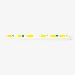 Vassoio decorativo con stampa di limoni - 22x31 cm