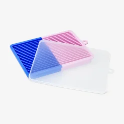 Vassoio per bastoncini di ghiaccio rosa e blu