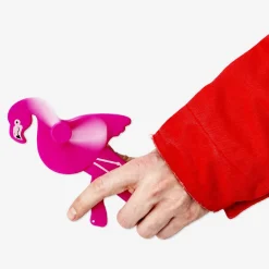 Ventilatore portatile a forma di fenicottero rosa